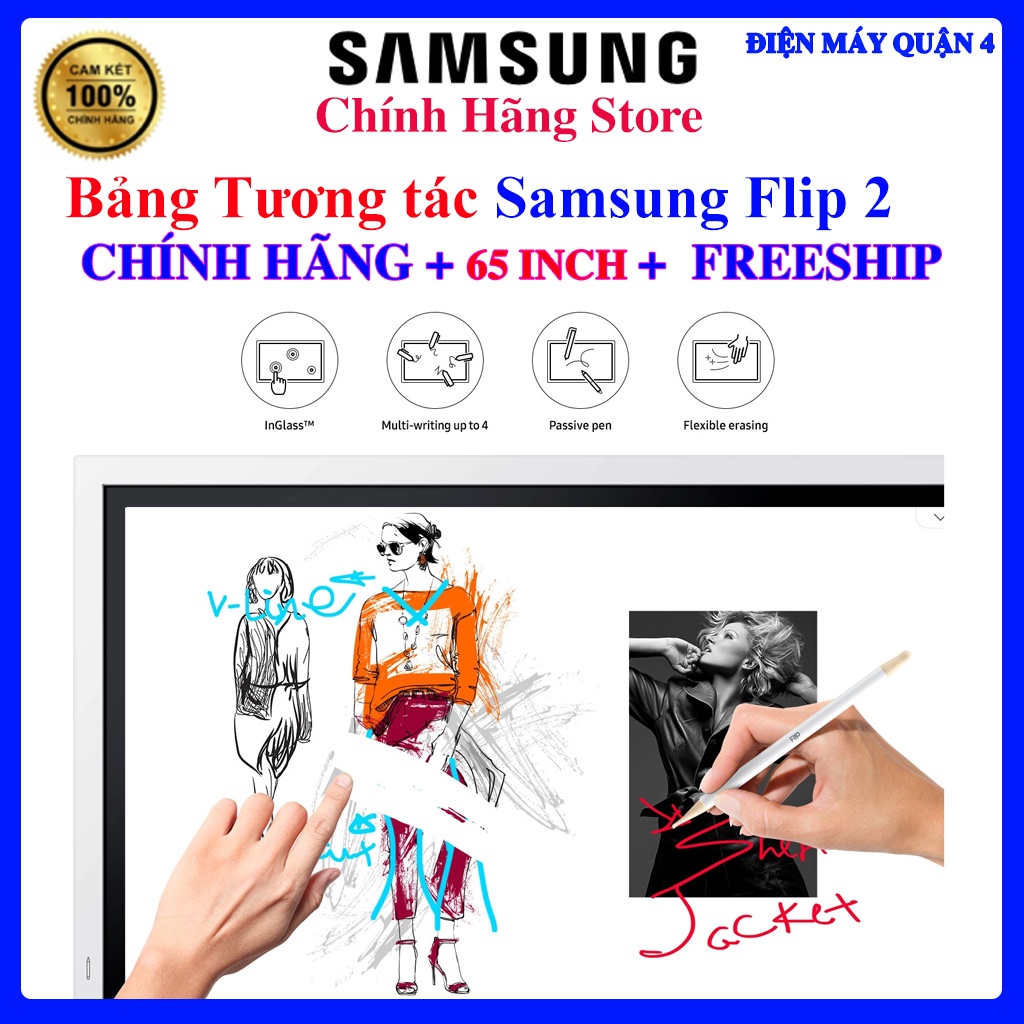 Màn hình tương tác Samsung Flip 2 WM65R LH65WMRWBGCXXV | BigBuy360 - bigbuy360.vn