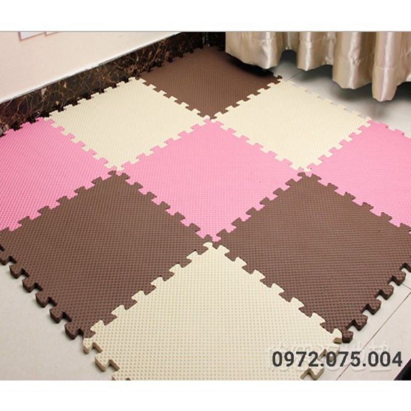 Combo 3 tấm thảm ko mùi VNXK 31x31 nhiều màu