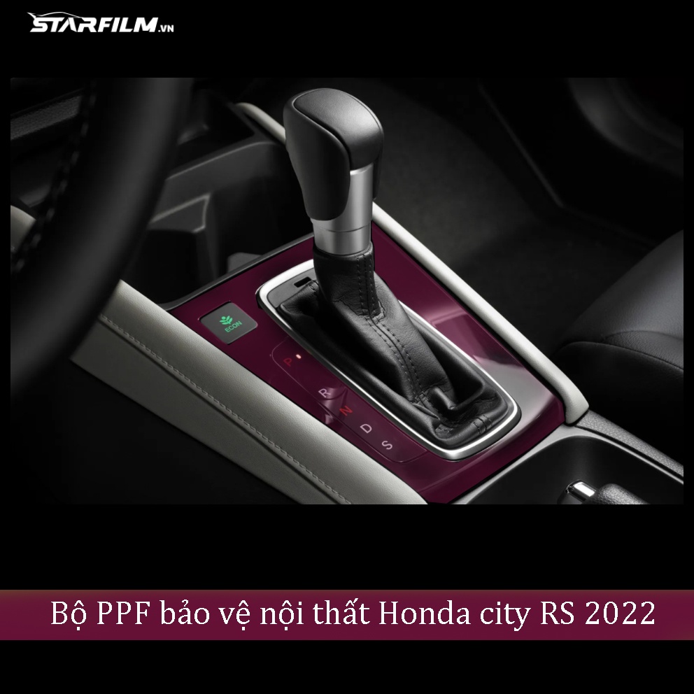 Honda city RS 2022 PPF TPU nội thất chống xước tự hồi phục STARFILM