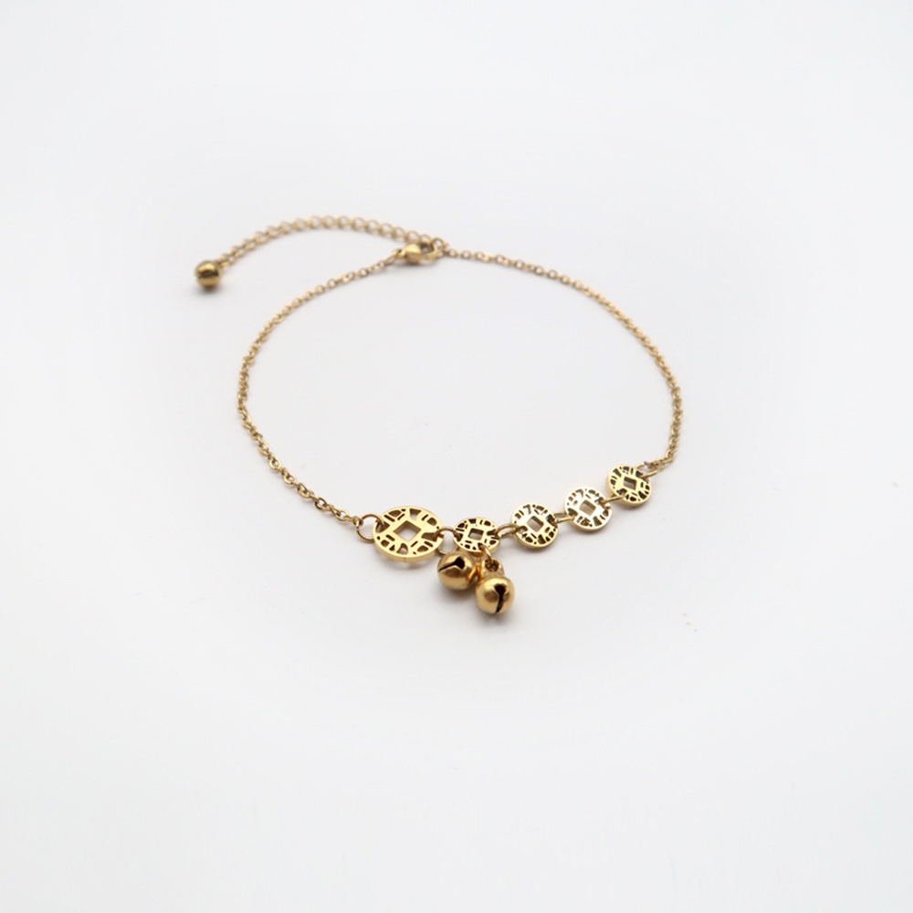 Lắc Chân Hình Đồng Xu Phong Cách boho Thời Trang