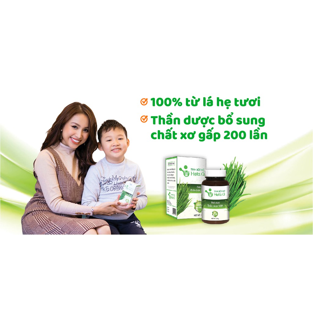 Tinh bột hẹ Heta Q - Hỗ trợ điều trị táo bón, biếng ăn ở trẻ nhỏ và người lớn