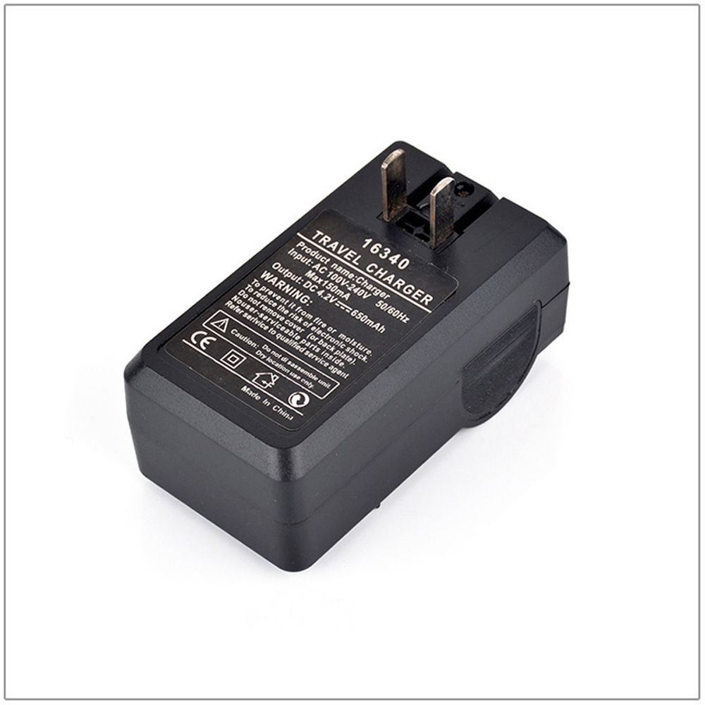 Bộ Sạc Pin Li-Ion Cr123A Cho Đèn Pin Led 16340 Tiện Dụng