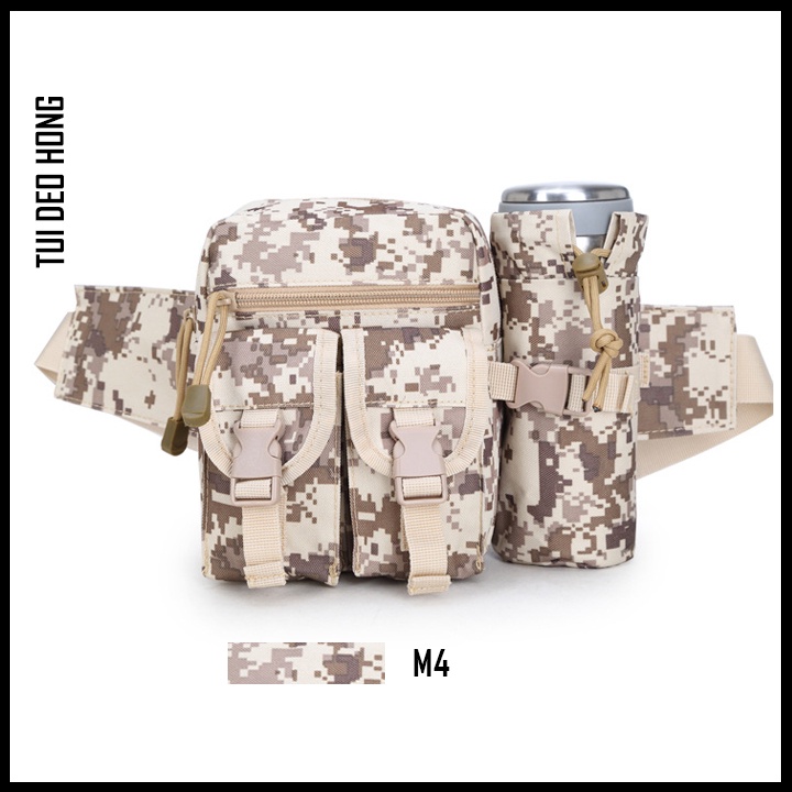 Túi Đeo Hông - Đeo Bụng Chiến Thuật Du Lịch, Thể Thao Đi Phượt Dã Ngoại Chống nước
