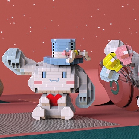 Đồ Chơi Lắp Ráp Mô Hình Chú Chó yugui Nhỏ Nhắn Dễ Thương Cho Bé