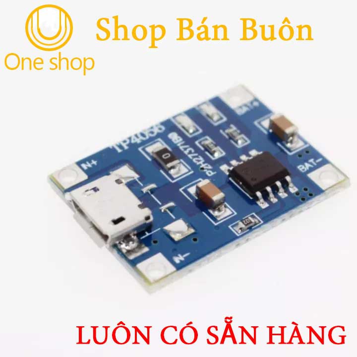 Module Sạc Pin TP4056 1A MicroUSB V1