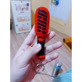 Lightstick iKON móc len, móc khóa lightstick