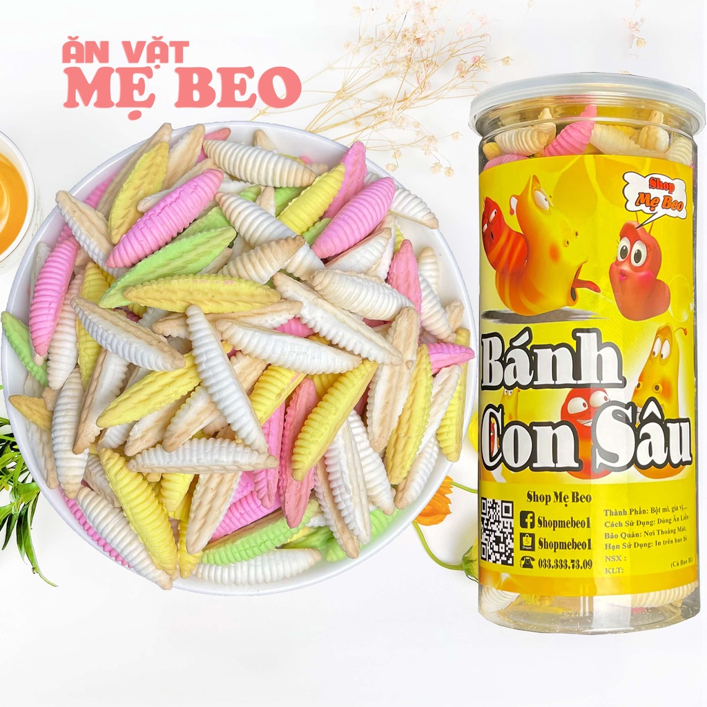 Bánh men con sâu đuông dừa 300gr cực ngon