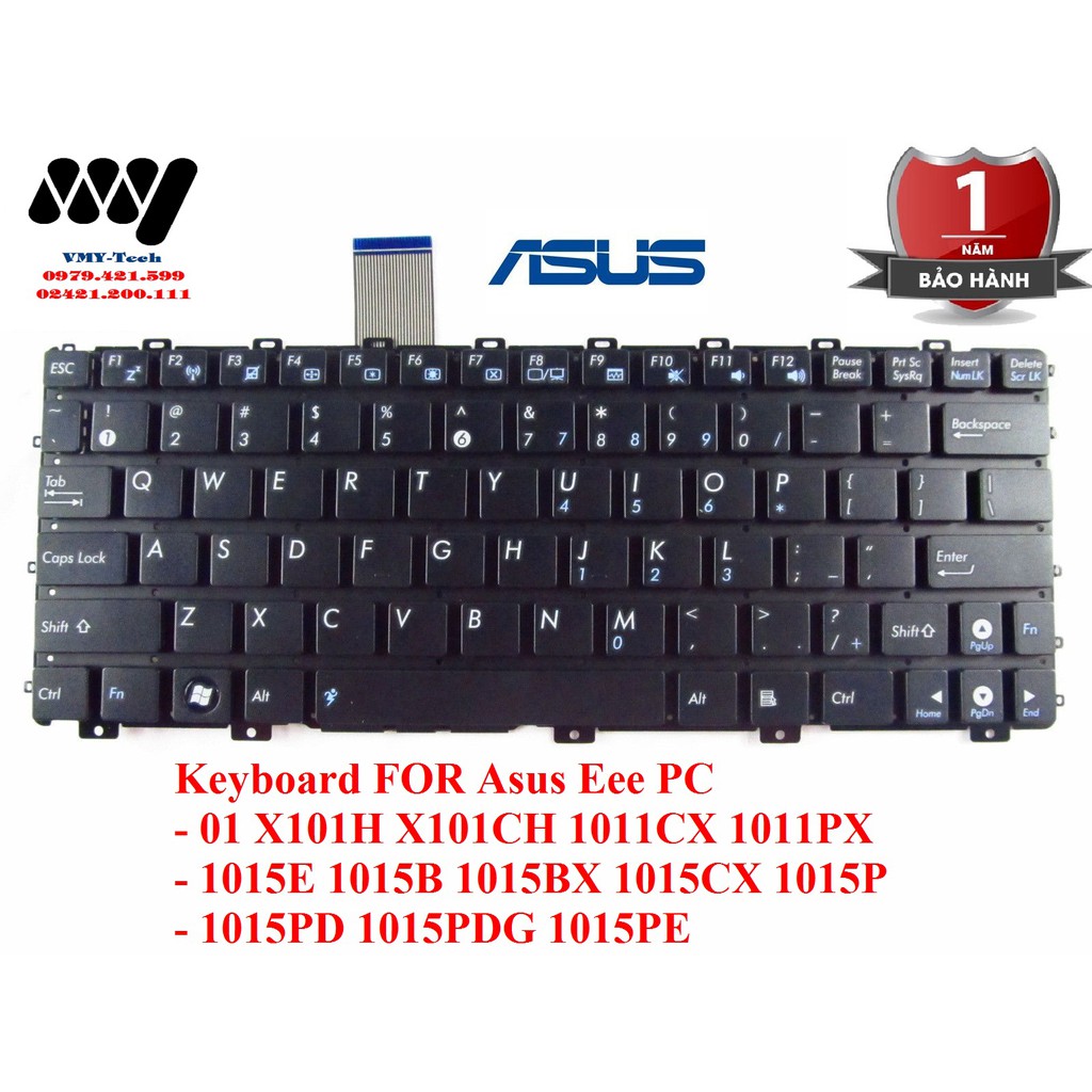 Bàn phím Laptop Asus 1015E 1015B 1015BX 1015CX 1015P 1015PD 1015PDG 1015PE