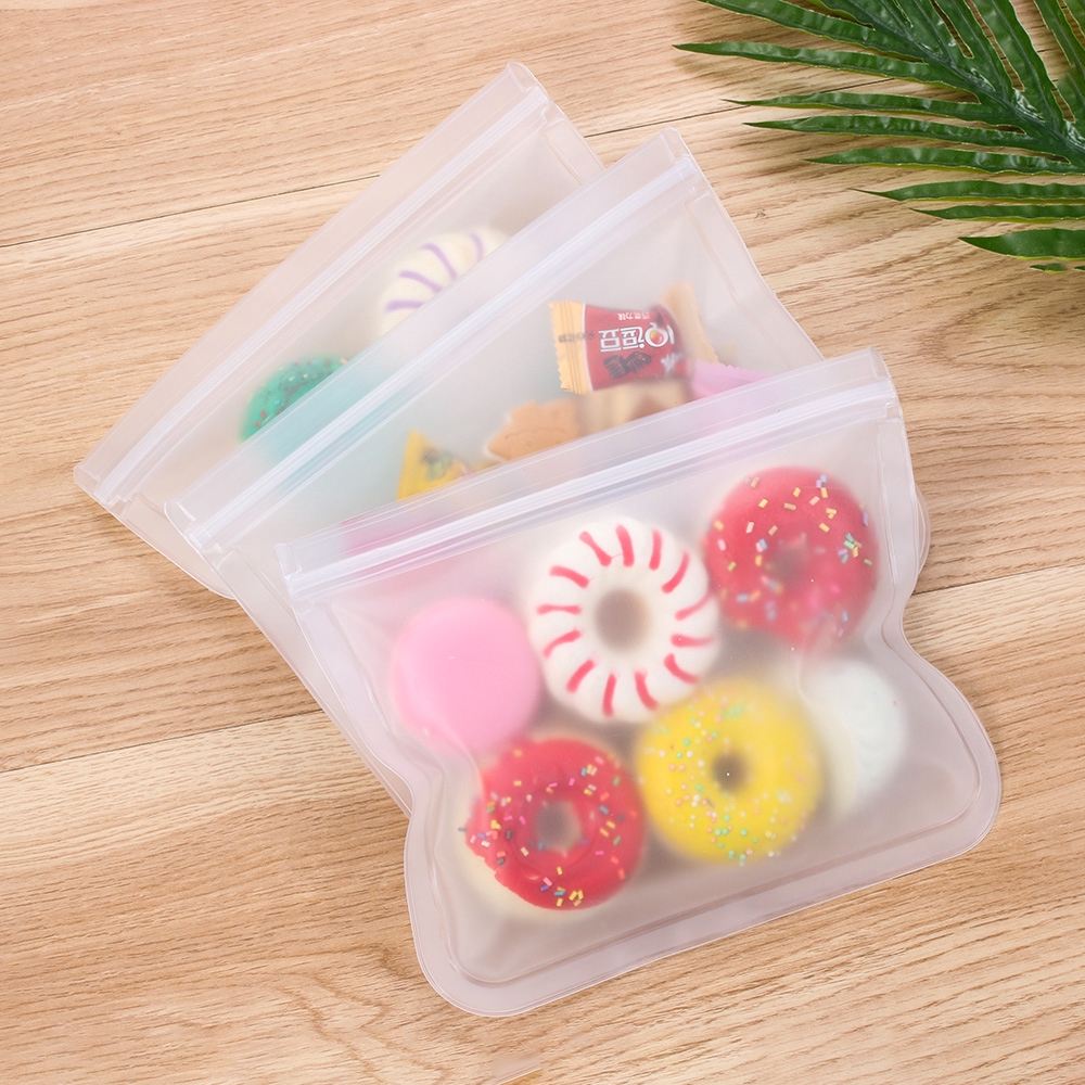 Bộ 1/3 túi lưu trữ thực phẩm bỏ tủ lạnh tái sử dụng