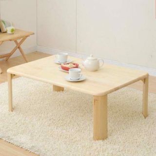 BÀN ĂN KIỂU NHẬT 60x90CM CAO 30CM GỖ CAO SU