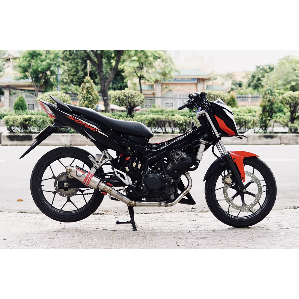 Cổ pô WRX K200 size 35-38-51 cho Sonic Winner 150