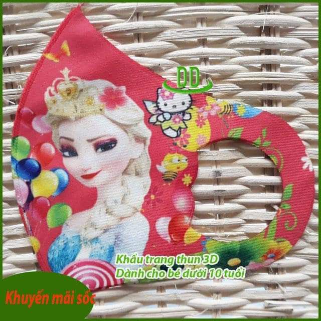 COMBO 5 Khẩu Trang Hoạt Hình 3D Cho Bé Cực Cute | BigBuy360 - bigbuy360.vn
