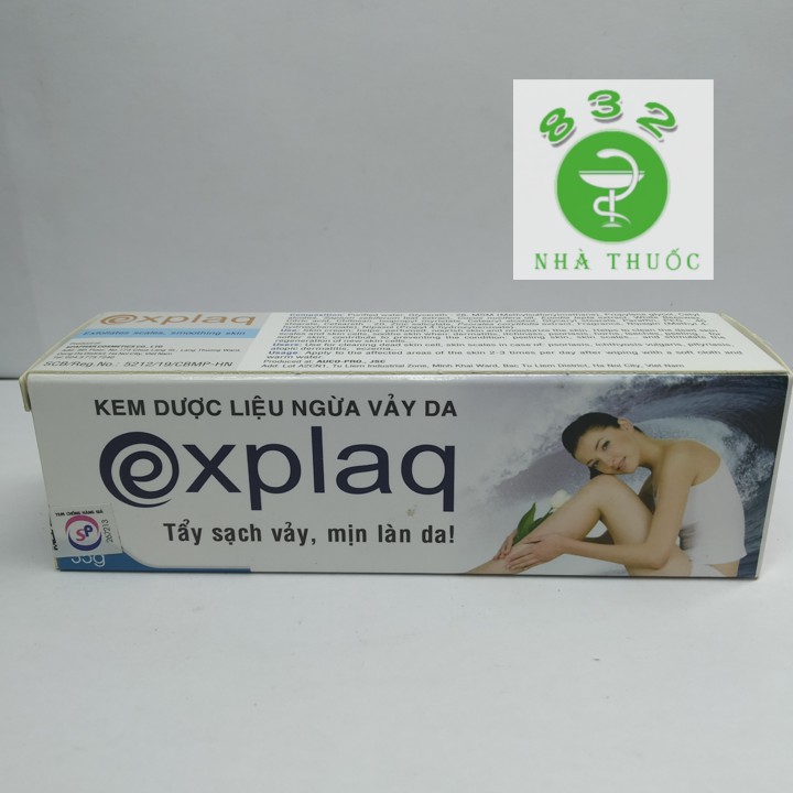 Kem dược liệu ngừa vảy da Explaq