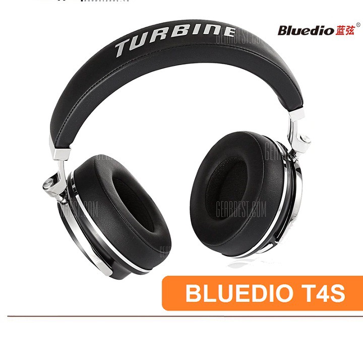 Tai Nghe Kiểm Âm Chống Ồn Bluetooth Hifi Bluedio T4S Chính Hãng