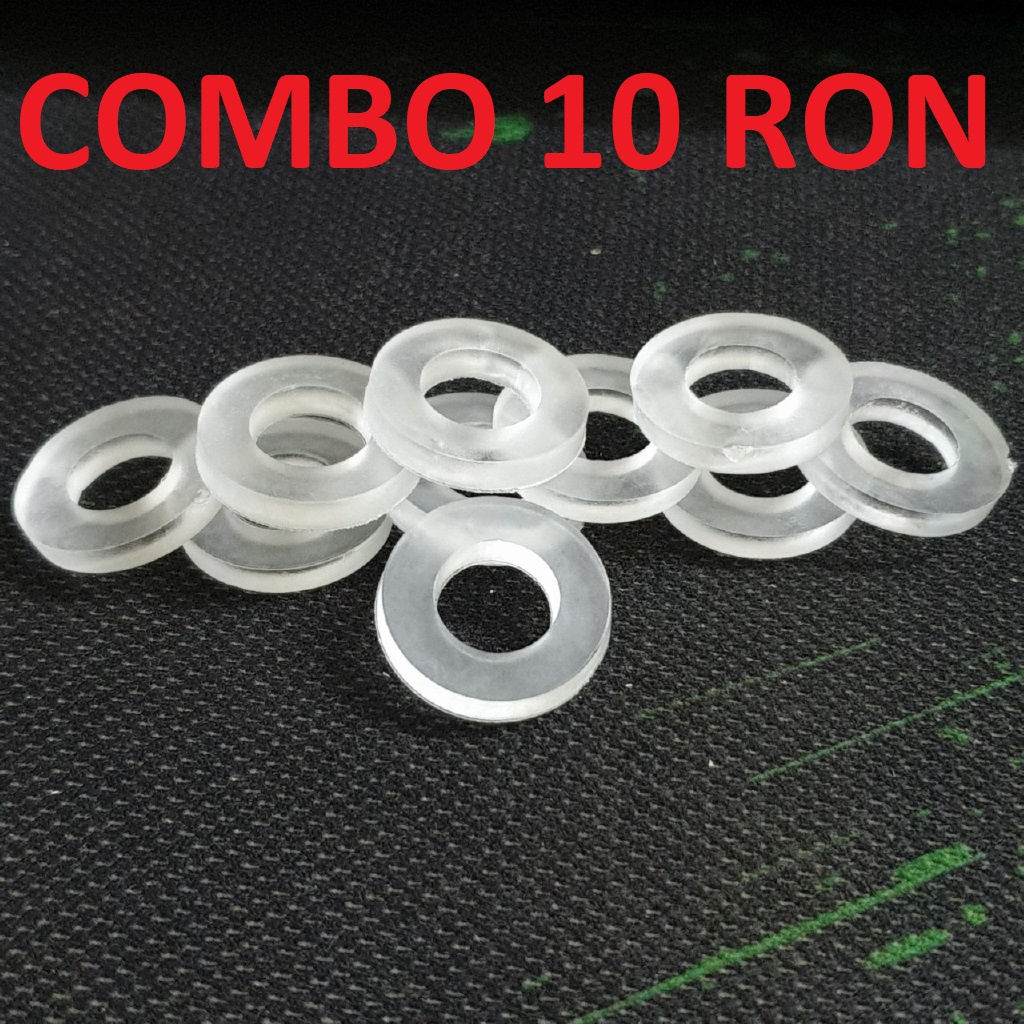 Combo 10 ron gioăng cao su đen 21mm dùng cho dây sen tắm và dây xịt vệ sinh, dây cấp,chống rỉ nước,ron dày không xẹp