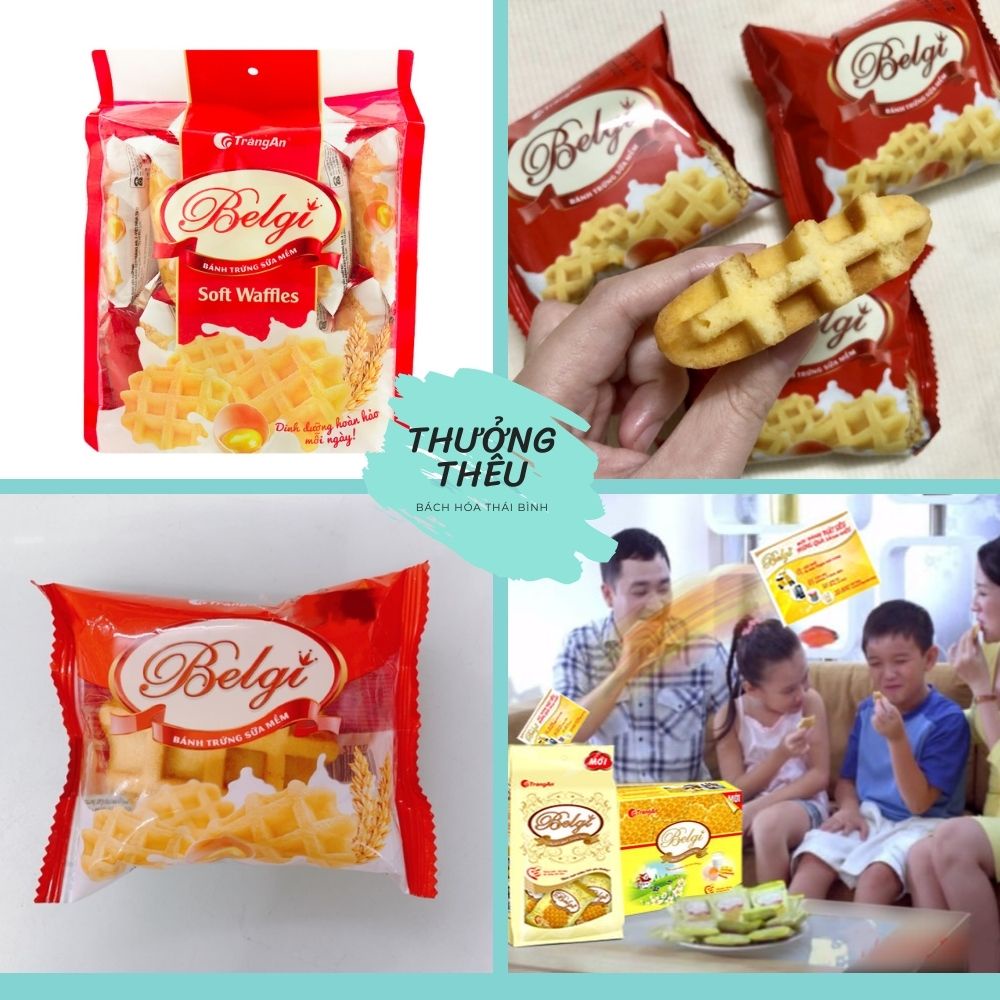 Bánh Trứng Sữa Belgi Tràng An gói 220g