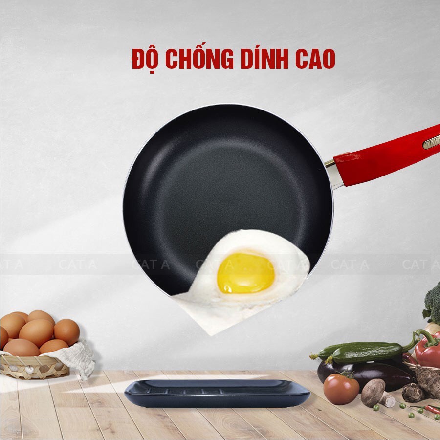 Chảo chống dính hợp kim , chảo bếp từ cao cấp TFFP-525-24 Tiện ích phù hợp với căn bếp của mọi nhà