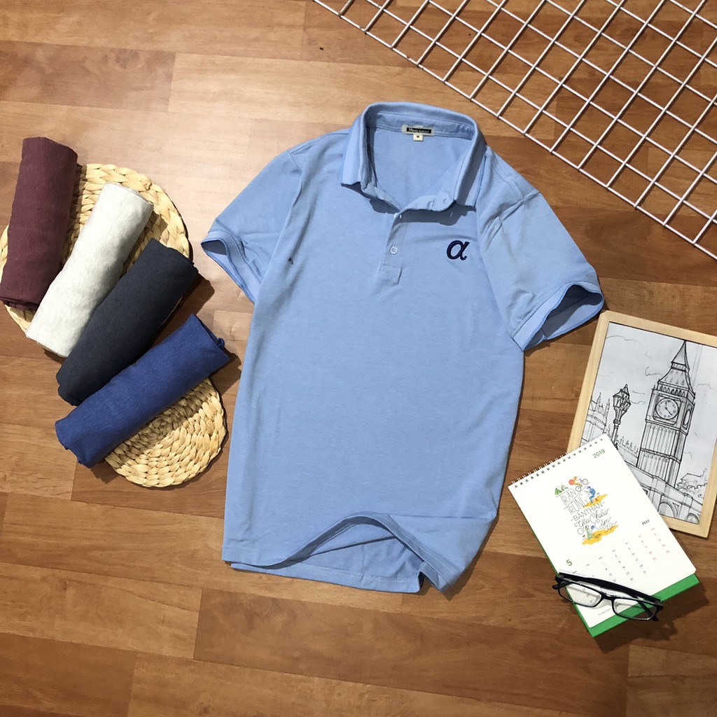 ÁO THUN NAM ANPHA CỔ BẺ (NEW) | BigBuy360 - bigbuy360.vn