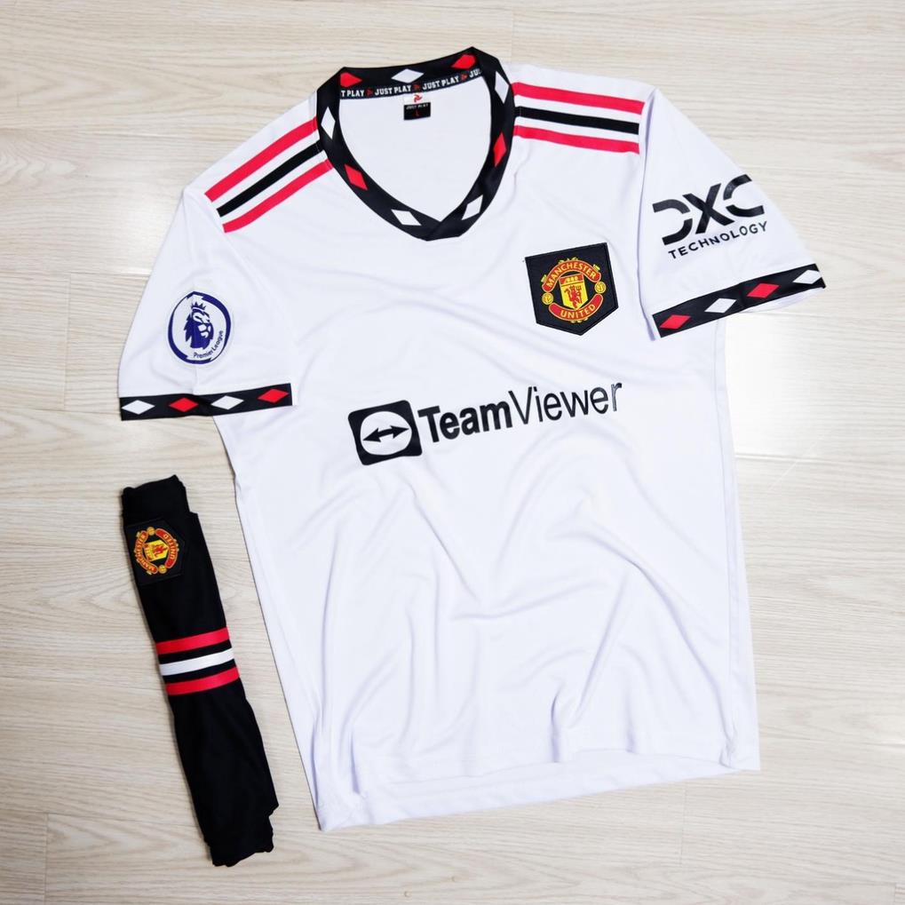 Quần áo bóng đá, áo đá bóng MU, CLB Manchester United Trắng 2022 - Chất thun lạnh cao cấp, thấm hút tốt !