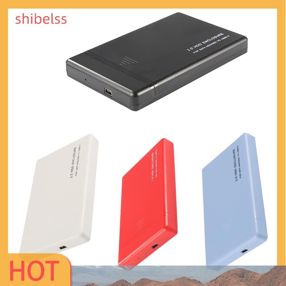 Hộp Đựng Ổ Cứng Ngoài Shibelss 2.5 Inch Usb2.0 Sata