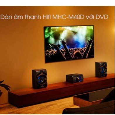 Dàn âm thanh Hifi Sony MHC-M40D với DVD - Hàng phân phối trực tiếp chính hãng - Bảo hành 1 năm toàn quốc