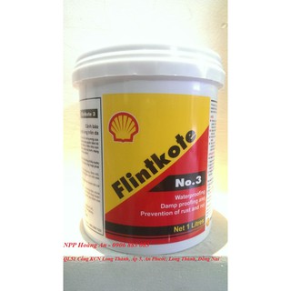Chống thấm hồ cá koi/💥 Sơn chống thấm hồ nước/Shell Flinkote/ 💥Chống thấm đa năng màu đen Shell Flinkote 1L
