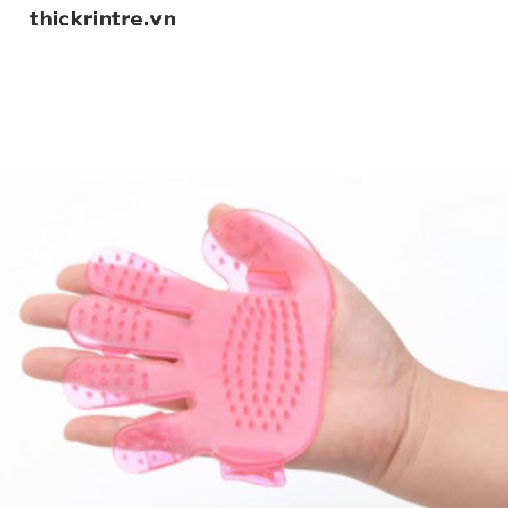 Găng Tay Silicone Mềm Mại Vệ Sinh Lông Thú Cưng