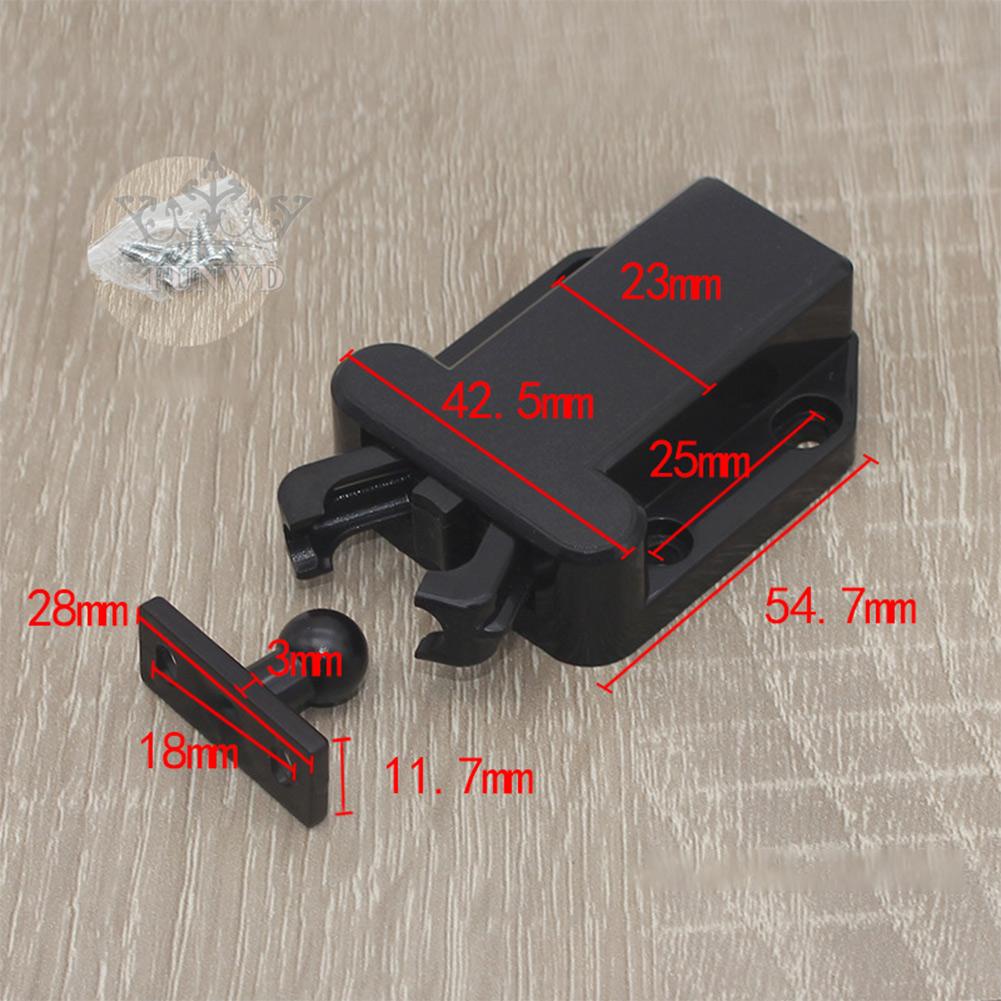 【FUNWD】Practical Accessories Latch 2 Pieces ABS Plastic Cabinet Drawer Rebound