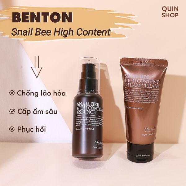 Tinh Chất Ốc Sên Ngăn Ngừa Lão Hóa Benton Snail Bee High Content Essence