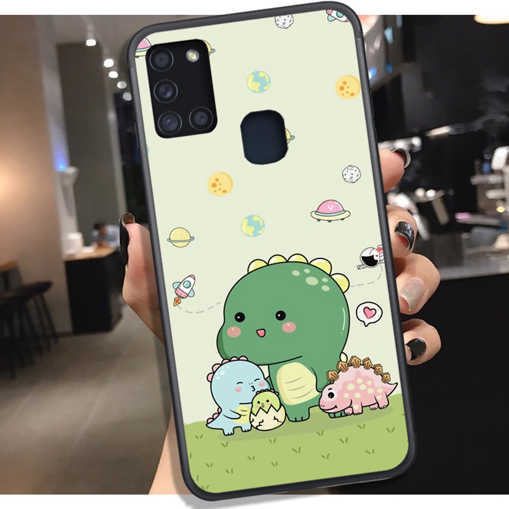 [HOT]ỐP SAMSUNG A21S - M21 - M30S - M31, IN HÌNH KHỦNG LONG CHIBI SIÊU DỄ THƯƠNG.