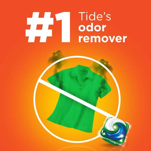 Viên giặt Tide Pods Liquid Detergent Pacs with Febreze, Botanical Rain, 26 viên