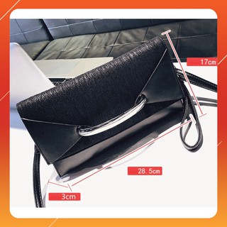 Ví Cầm Tay Nữ Dự Tiệc Clutch Cao Cấp Loại Bản To Dáng Dài Một Mẫu Túi Đeo Chéo Sang Trọng Phong Cách Thời Trang Hàn Quốc