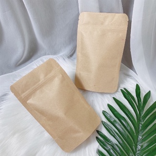 1kg túi giấy kraft zipper đáy đứng đủ size