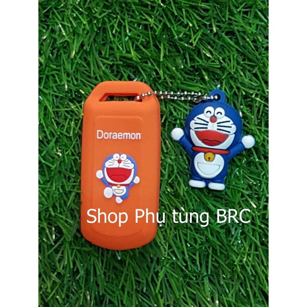 Bao da chìa khóa  SMARTKEY 3 nấc công tắc DORAEMON