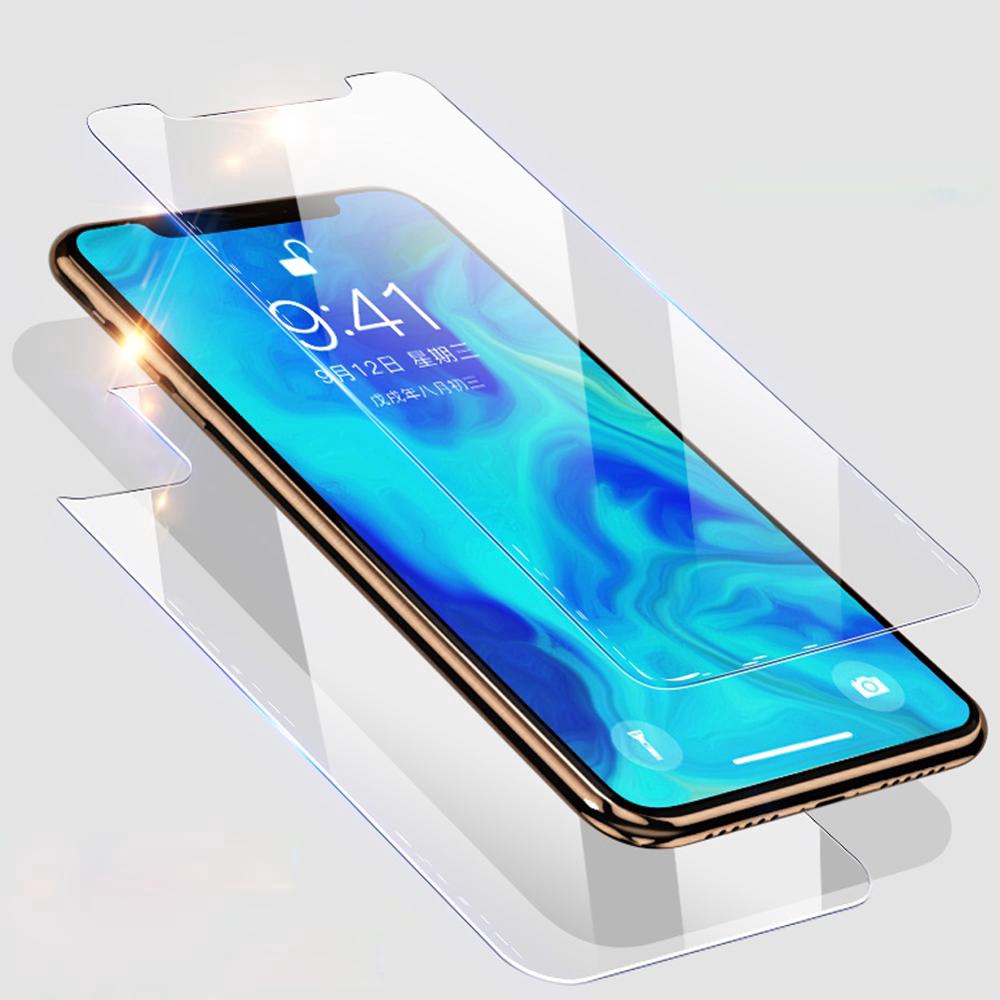 Bộ kính cường lực gắn ống kính và dán màn hình trước sau cho for IPHONE 11 PRO MAX XS XR X 7 PLUS