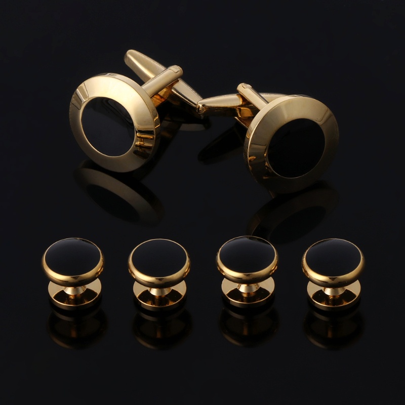 Set 6 Khuy Măng Sét Tuxedo Hóa Trang Trang Trọng Cho Nam Sturdy