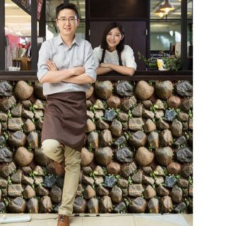 1 mét decal giấy dán tường khổ 45cm sẵn keo đá cục 3D