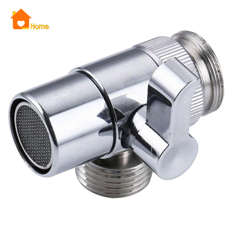 [Love_Home]Brass T-adapter valve Diverter for Hand Held Shower Head / Toilet Bidet