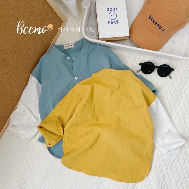 Set sơ mi xuất Hàn bé trai