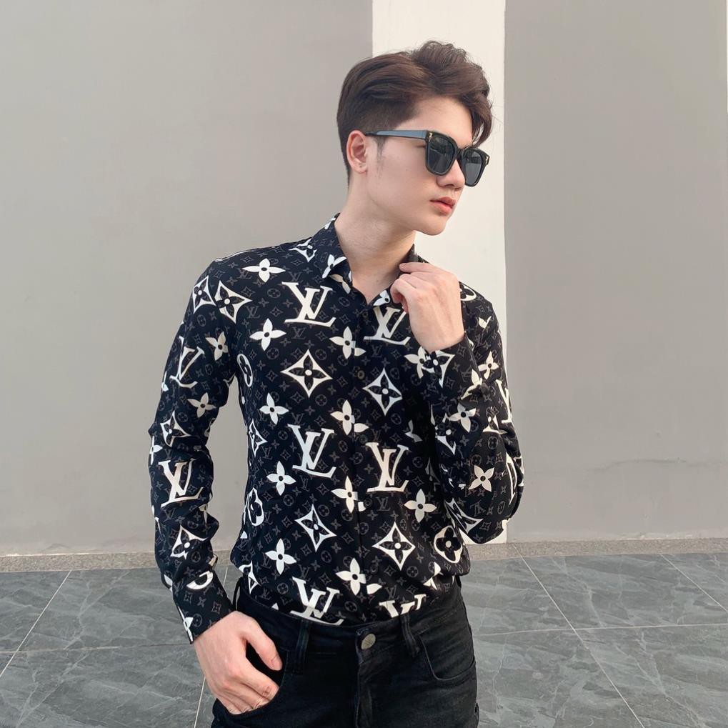 Áo sơ mi nam dài tay thời trang, sơ mi lụa đẹp công sở cao cấp họa tiết sang trọng sm766 shop44 | BigBuy360 - bigbuy360.vn