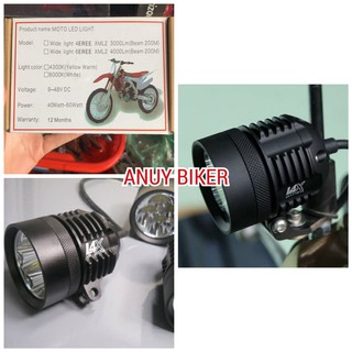 Đèn Trợ Sáng L4X chóa nhôm Chính Hãng Cree - đủ pass lắp mọi loại xe máy