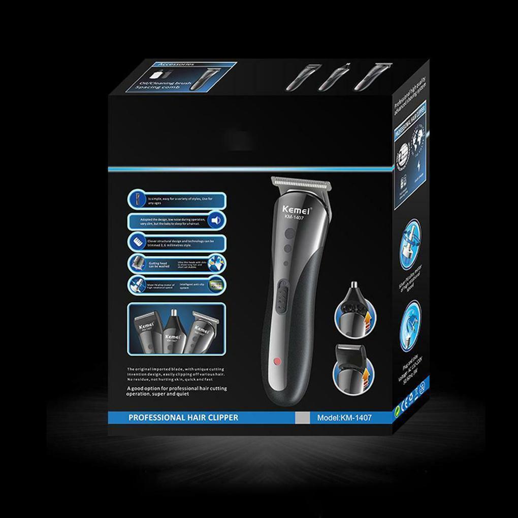 Bộ Tông Đơ Cắt Tóc / Cạo Râu 3 Trong 1 Đa Năng Tiện Dụng