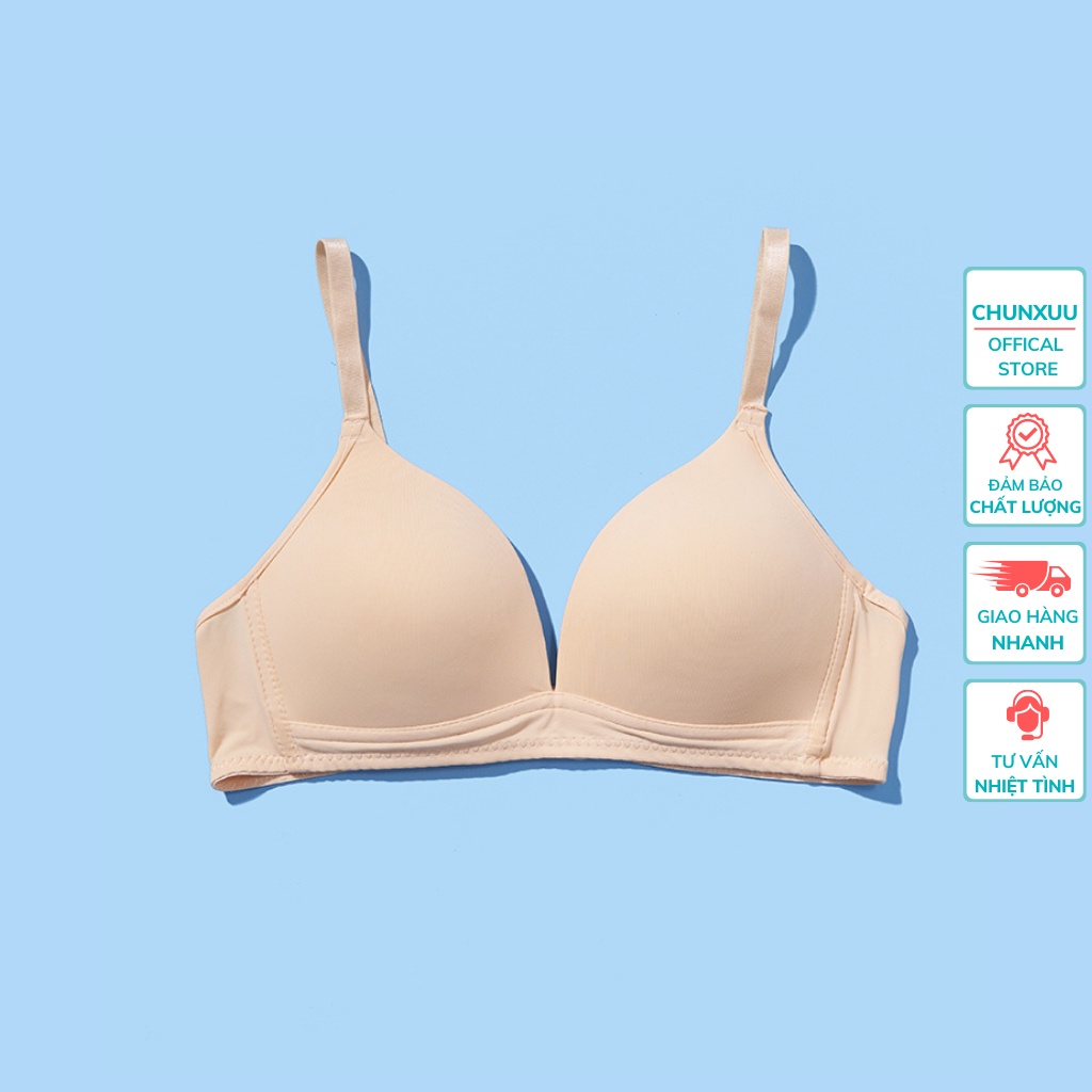 Áo ngực nữ đệm mỏng ChunXuu không gọng, chất su siêu mềm mát nâng ngực nhẹ nhàng- AV23