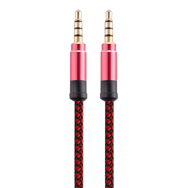 Jack Audio 2 đầu 3.5 bọc dù 1,2m siêu bền
