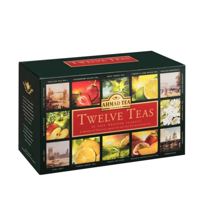 TRÀ AHMAH ANH QUỐC - BỘ SƯU TẬP 12 VỊ (120g) - Twelve Teas