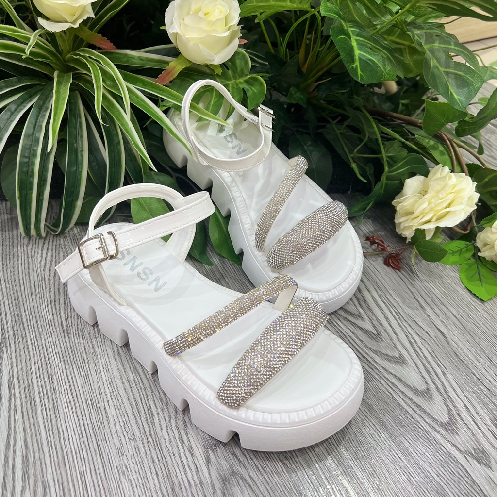 Dép Xăng Đan Nữ Dây Xoàn Cao Cấp Cao 4cm QC Thời Trang TRINH LÊ SHOP GIÀY DÉP