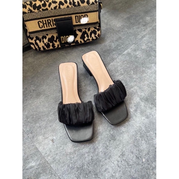 Dép nữ ,guốc nhún đế vuông 5cm