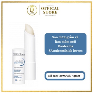 Son dưỡng ẩm và mềm môi Bioderma Atoderm Stick lèvres 04 gram