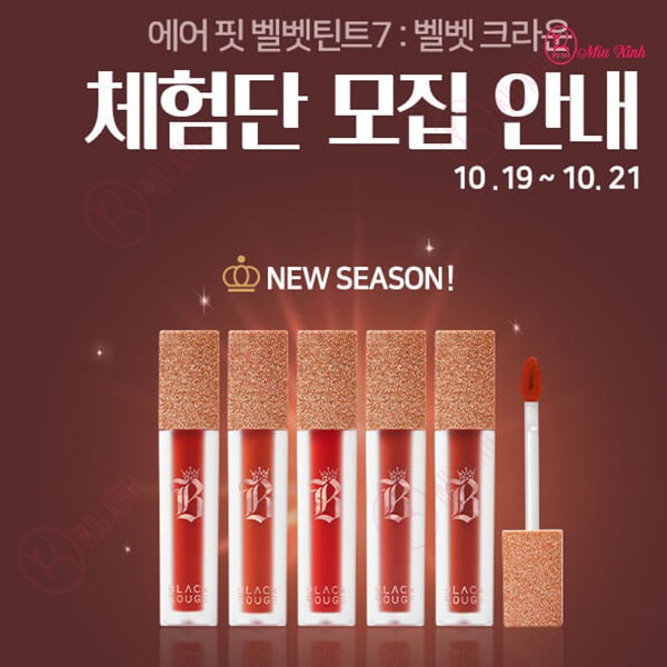 SON KEM LỲ [BLACK ROUGE] AIRFIT VELVET TINT – V7 | BigBuy360 - bigbuy360.vn