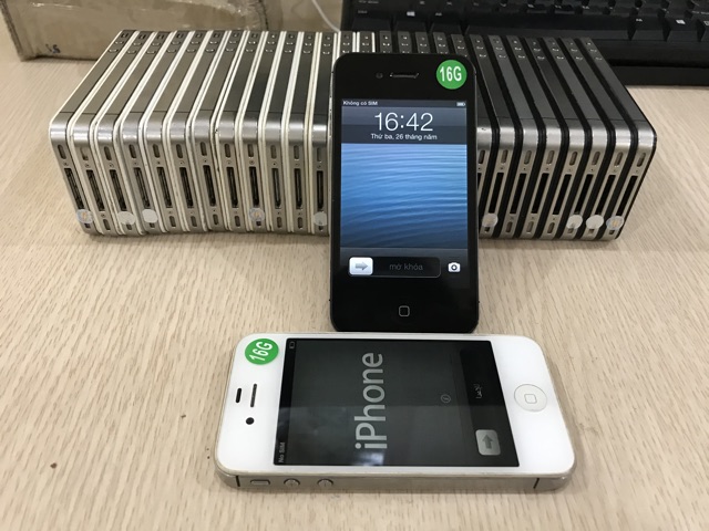 Điện Thoại iPhone 4S Quốc Tế 16GB Chạy IOS 6 Cài Sẵn Zalo, Facebook